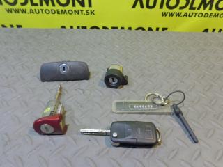 Použitý diel: 3B 3B0 - Vložky zámkov + kľúč - VW Passat 2001 - 2005