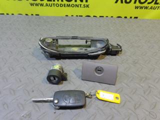 Použitý diel: 8D 8D0 4D0837231A - Vložky zámkov + kľúč - Audi A4 1999 - 2001