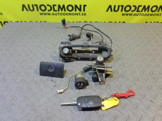Použitý diel: 8D5 8D0 8D 4D0837231A - Vložky zámkov + kľúč - Audi A4 Sedan 1999 - 2001