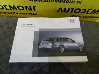 Použitý diel: Návod na obsluhu auta / Betriebsanleitung 4F9 4F 4F0 - Audi A6 C6 4F 2006 Avant Quattro 3.0 TDI 165 kW BMK HXN