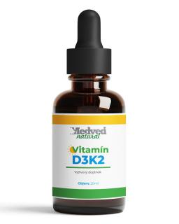 Medveď natural Vitamín D3K2 20 ml