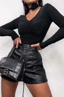Čierny top s chokerom Eat Boys ČIERNA, M/L