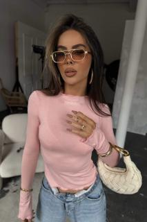 Priesvitný top Mom’s Girl ružový RUŽOVÁ, XS/S
