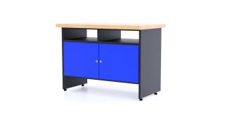 Kovový pracovný stôl SD2 Farebné prevednie: Modrá