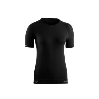 Dámske termo tričko LURBEL Merino Lite Short Sleeves (čierna)