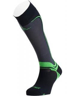 Lyžiarske ponožky LURBEL Ski pro, veľ. 35-38, 43-46 (čierna/zelená)