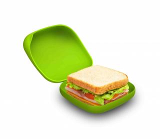 Silikónový obal na jedlo Lexngo Sandwich (zelená)