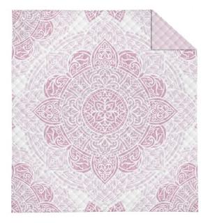 DETEXPOL Prehoz na posteľ Mandala rosé  Polyester, 170/210 cm