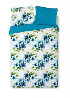 FARO Francúzske obliečky Aquarell kvety Bavlna Satén, 220/200, 2x70/80 cm