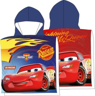 FARO MICRO Plážové pončo Cars piston cup  Mikrovlákno, 50/50 cm