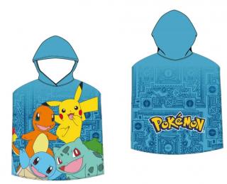 FARO MICRO Plážové pončo Pokémon  Mikrovlákno, 50/50 cm