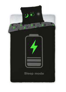 FARO Obliečky Sleep Mode svietiace  Bavlna, 140/200, 70/90 cm