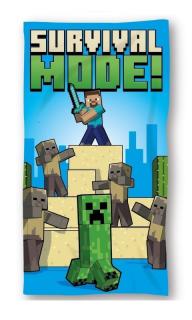 FARO Osuška Minecraft Survival Mode Bavlna Froté, 70/140 cm