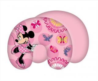 JERRY FABRICS Cestovný vankúšik Minnie Butterfly Polyester, 43/35 cm