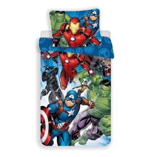 JERRY FABRICS Obliečky Avengers Brands 02 Bavlna, 140/200, 70/90 cm