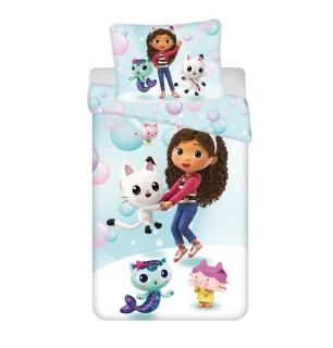 JERRY FABRICS Obliečky Gábinin kúzelný domček Bubbles micro Polyester - mikrovlákno, 140/200, 70/90 cm