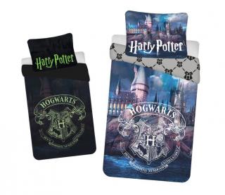 JERRY FABRICS Obliečky Harry Potter svietiace univerzita  Bavlna, 140/200, 70/90 cm