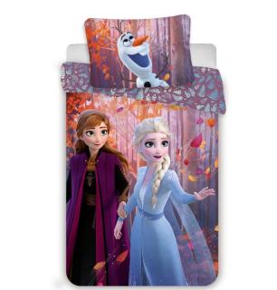 JERRY FABRICS Obliečky Ľadové Kráľovstvo 2 Sister Purple Bavlna 140/200, 70/90 cm