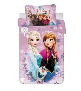 JERRY FABRICS Obliečky Ľadové Kráľovstvo Purple Olaf Bavlna, 140/200, 70/90 cm