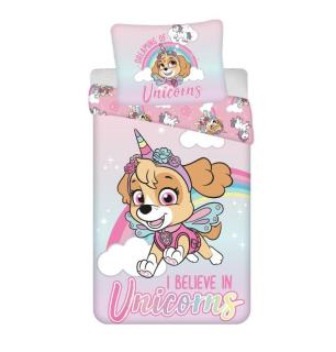 JERRY FABRICS Obliečky Paw Patrol I bealive in Unicorns Bavlna, 140/200, 70/90 cm