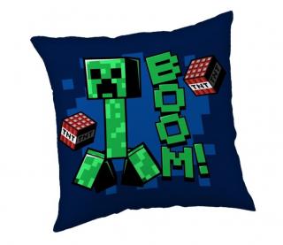 JERRY FABRICS Vankúšik Minecraft Jolly Boom Polyester, 40/40 cm