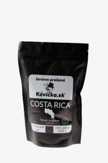 Kávička Costa Rica Tarrazú La Pastora SHB EP  Rainforest Alliance  zrnková káva 250 g