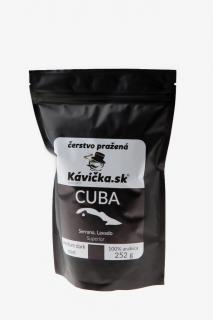 Kávička Cuba Serrano Lavado Superior zrnková káva 250 g