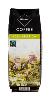Rioba 100% Arabica Fair Trade zrnková káva 1kg