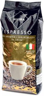 Rioba Gold Espresso 80% Arabica zrnková káva 1kg