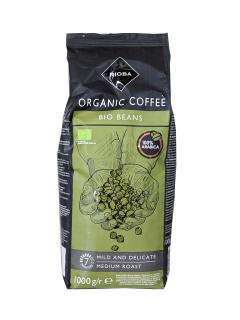 Rioba Organic Bio 100% Arabica Zrnková káva 1kg
