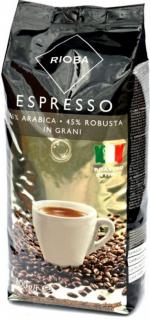 Rioba Silver Espresso 55% Arabica zrnková káva 1 kg