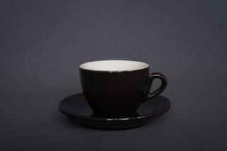 Šálka Cappuccino 160 ml čierna