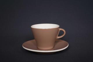 Šálka na Cappuccino COLOR - Hnedá