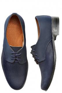 chlapčenské elegantné topánky modré