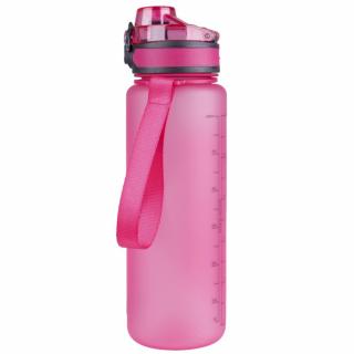 Športová fľaša na pitie ružová (Kvalitná fľaša na pitie BPA free)