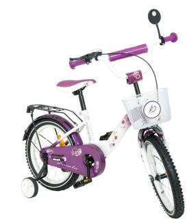TBK princess bike Paris fialová detský bicykel 18 2017