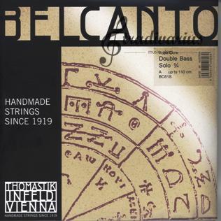 Kontrabasové struny Thomastik Belcanto Solo - SADA