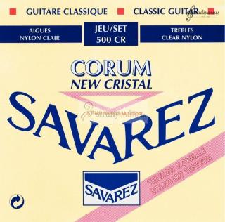Struny pre klasickú gitaru Savarez Corum New Cristal 500CR - SADA ()
