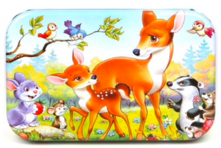 Drevené puzzle - Bambi 60ks