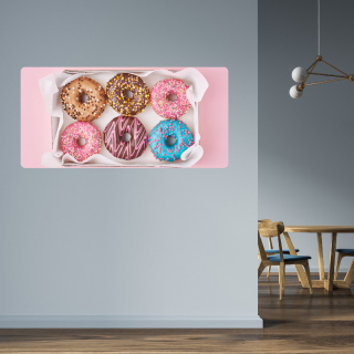 Samolepiaca textilná tepeta - Donuts 2