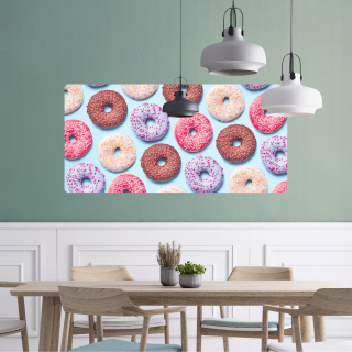 Samolepiaca textilná tepeta - Donuts