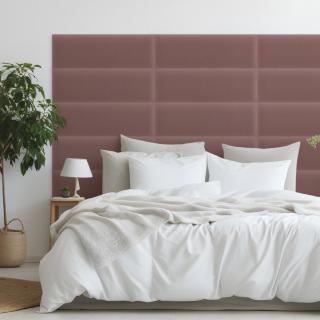 Zamatový čalúnený panel - Obdĺžnik - 60x20cm Staroružová
