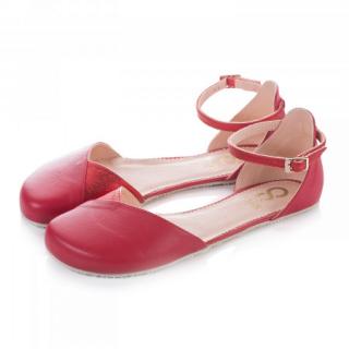 Barefoot sandále POPPY II Cherry, Wide Veľkosť: 41
