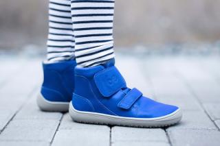 Detské zimné barefoot topánky Be Lenka Panda - Blue Veľkosť: 27