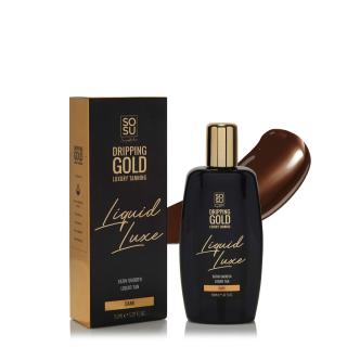 Dripping Gold Liquid Luxe Dark 150ml S Aplikačnou Velvet Mitt Rukavicou