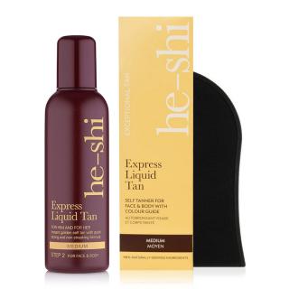 He-Shi Express Liquid Tan 300ml + VELVET Mitt rukavica