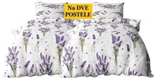 Obliečky Levandula Bavlna 2x70x90 2x140x200 cm