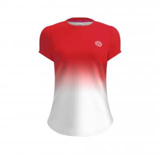 BIDI BADU dámske tričko Crew Gradient Tech červené Veľkosť: XL