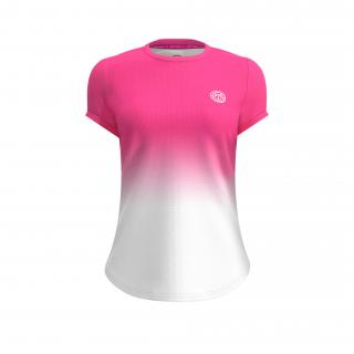 BIDI BADU dámske tričko Crew Gradient Tech Pink Veľkosť: L