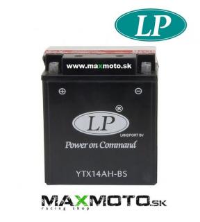 Batéria LP YTX14AH-BS, BS BTX14AH-BS, 12V, 12AH, 134x89x166mm VÝROBCA: LANDPORT
